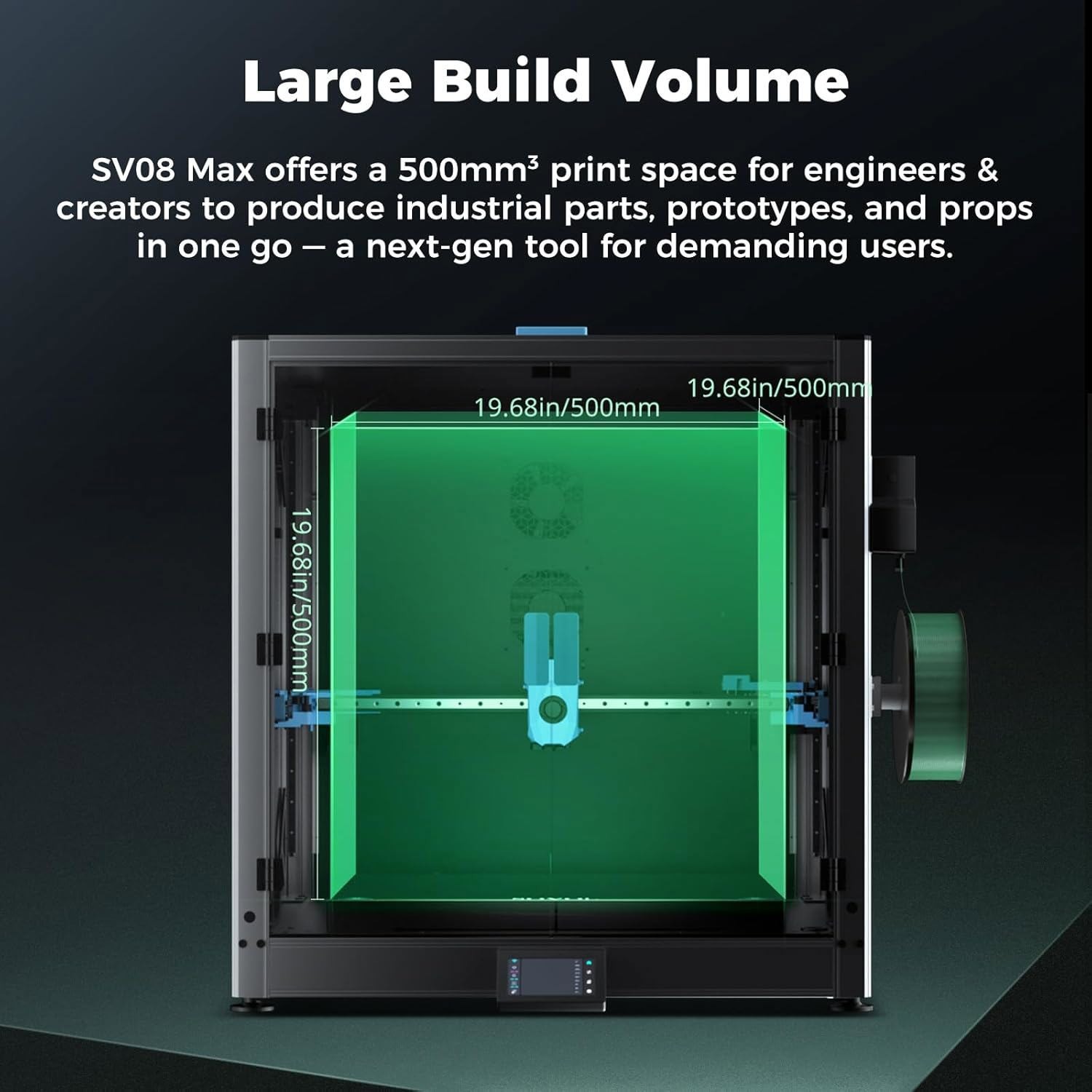 Sovol SV08 Max CoreXY 3D Printer Voron 2.4 700mm/s w/ Enclosure 500×500×500mm US