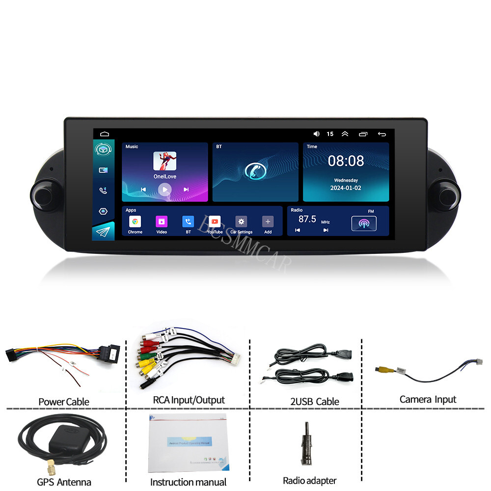 Car Multimedia Player USB Split Screen For Carplay Fit For VW Beetle 2006-2010