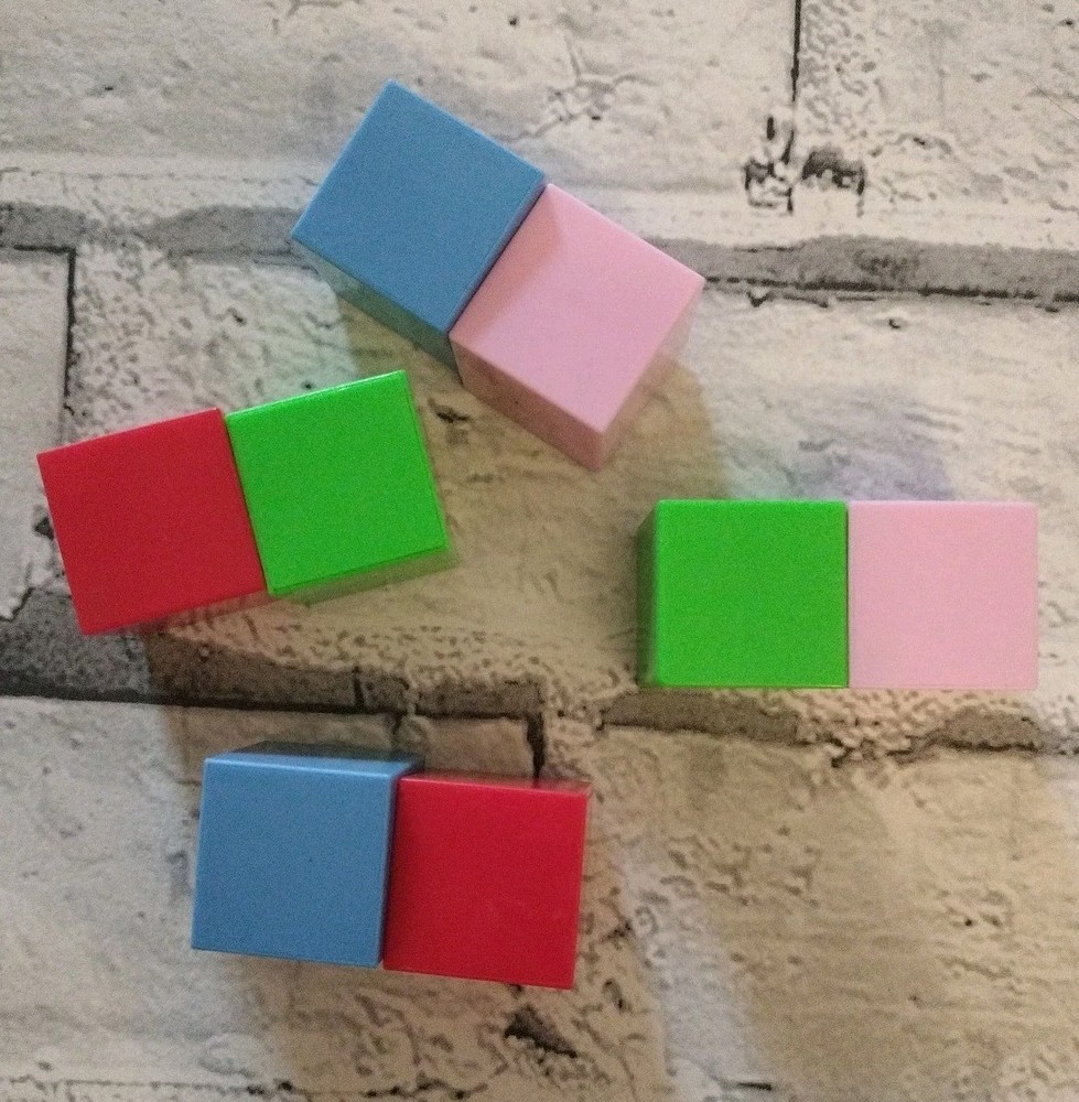 Magnetic Stacking, Sorting, Counting Plastic Blocks