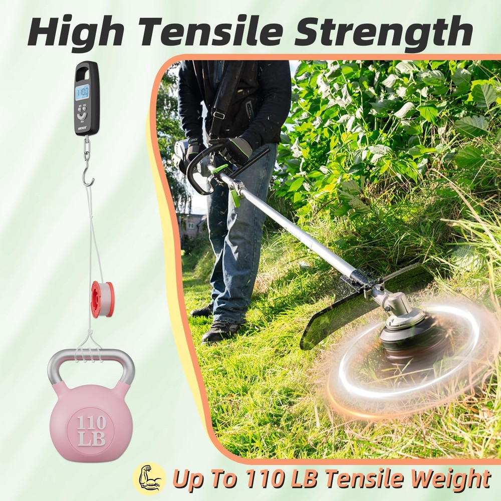 10 Pcs CMZST0653 Weed Eater Strings Compatible with Craftsman Weed Eater CMCS...