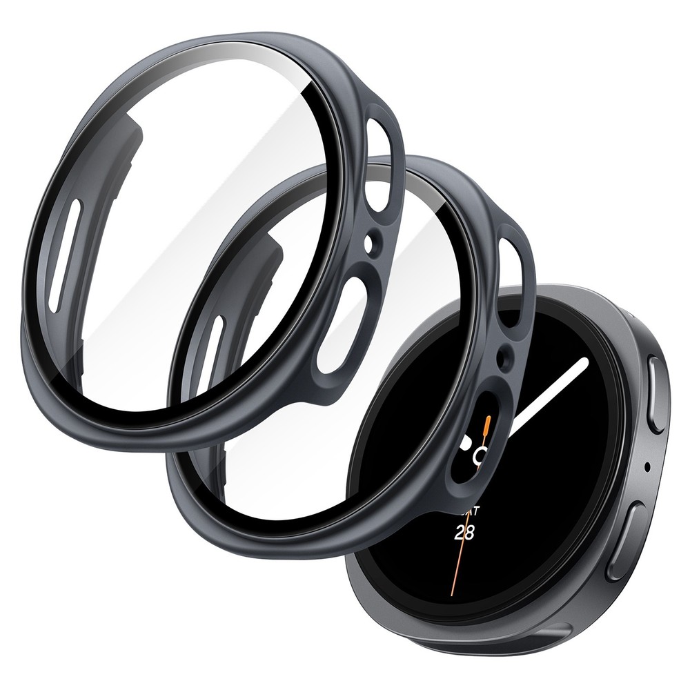 JETech Case with Screen Protector for Samsung Galaxy Watch 8 40mm, 2 Pack