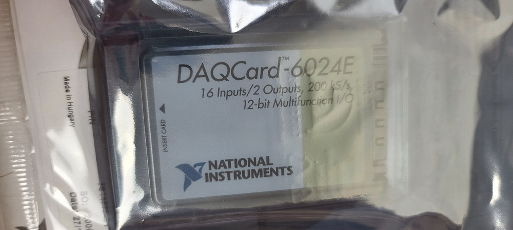 National Instruments DAQ Card 6024E ~ Factory Sealed Packaging Inside