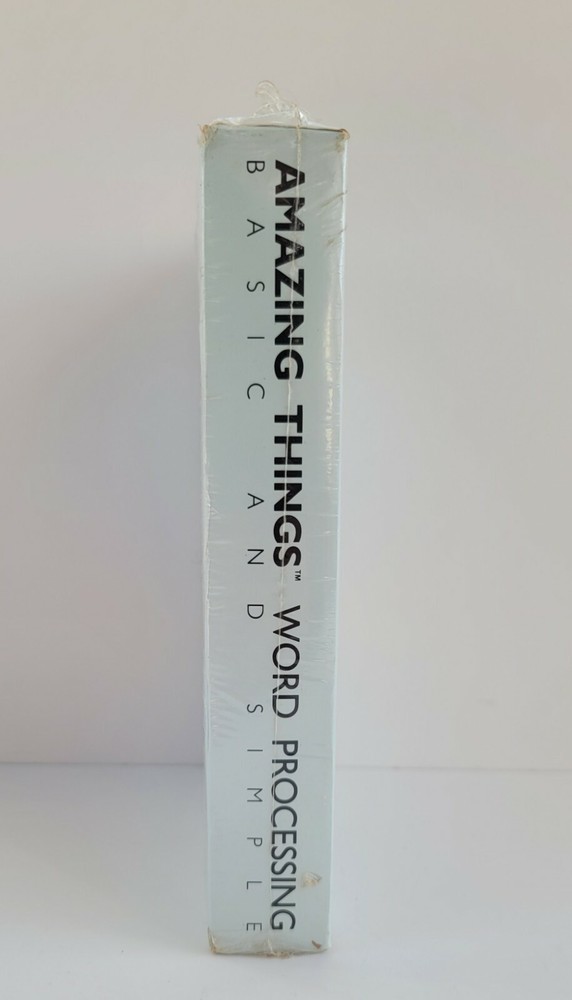 Vintage Amazing Things Word Processing Basic and Simple. Sealed