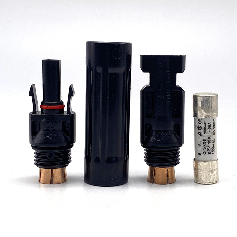 10-Pack 10A 15A 20A 30A in-line Fuse Holder Solar Panel Cable PV Connector USA
