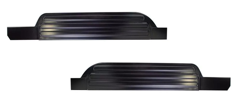 Lh Rh 1961-1966 Ford Pickup Rocker Panel Step Plate And Kick Panel Set 4Pc. Kit