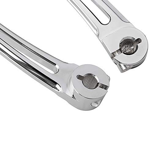 Motorcycle Chrome Heel Toe Shift Lever with 1997-2017 Chrome Shift Lever