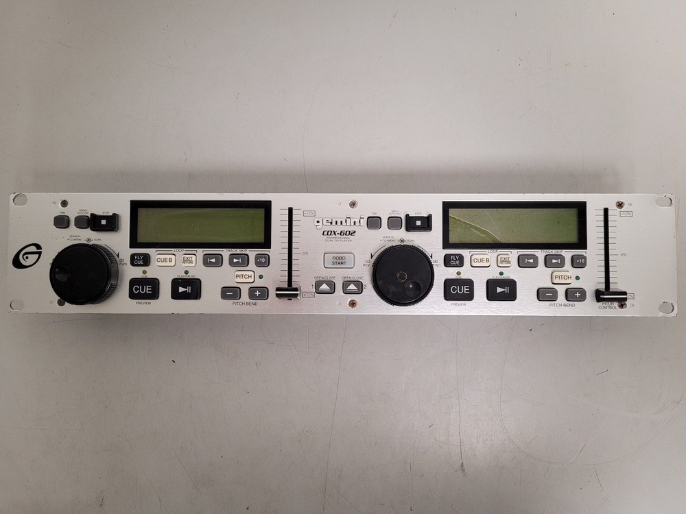 Gemini CDX-602 Professional Dual CD Player controller only for part not tested