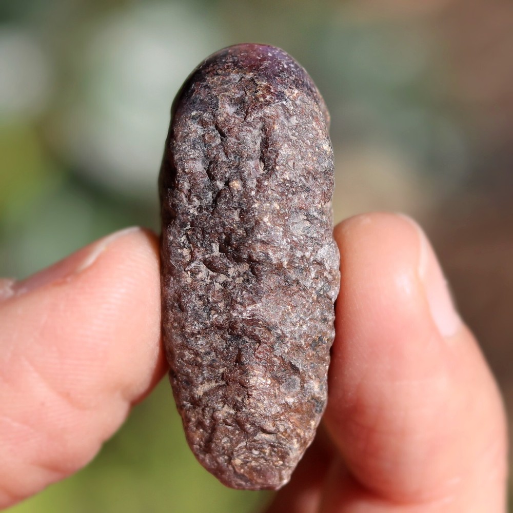 Fluorescent "Star" Ruby, Red Corundum from India (RUB34)