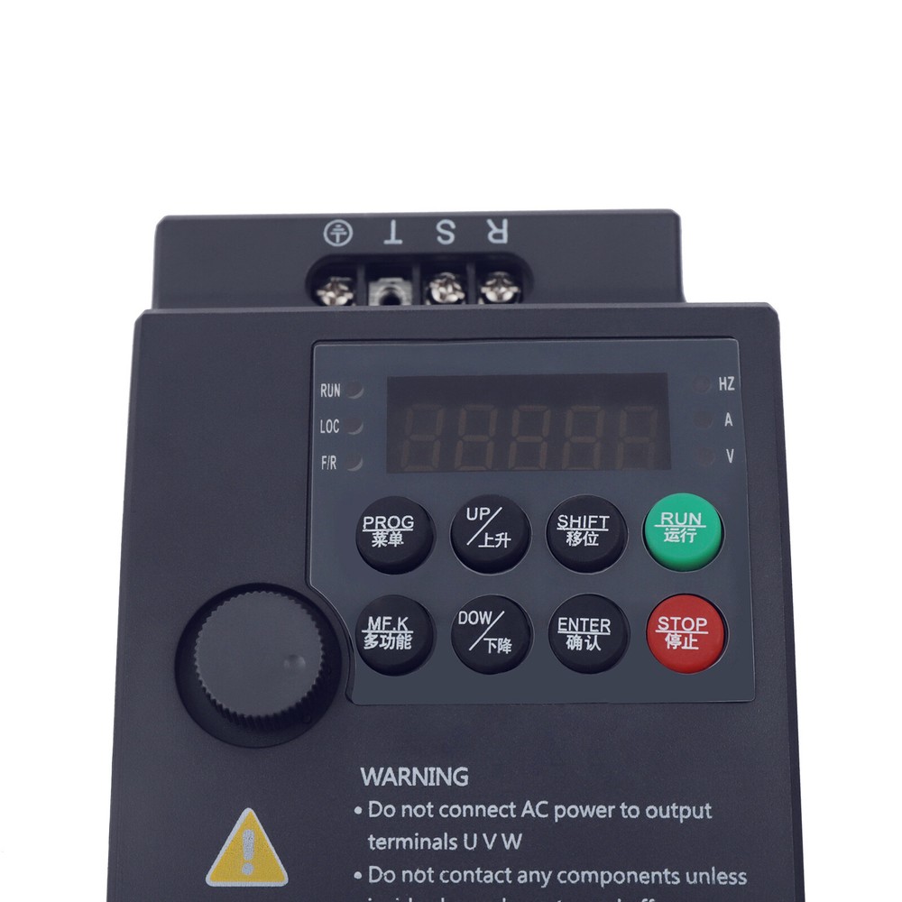 2 HP 3 Phase Motor Variable Frequency Drive VFD Speed Controller 220VAC 1.5KW 7A