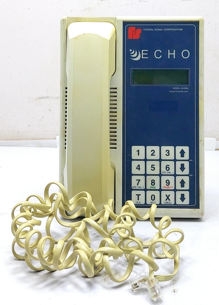 Federal Signal Corporation ECHO Wall Mount Intercom Stations E-DSM