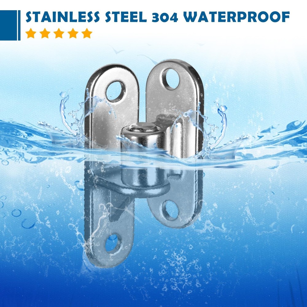 HAGWARE Gate Hinges Wall Mount Hinge, 2Pack Heavy 2 Pack(4pcs)