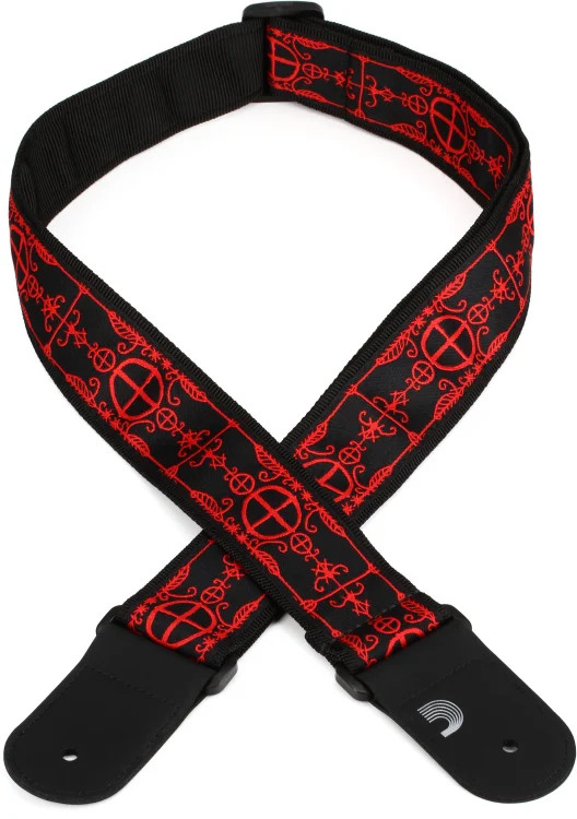 D'Addario 50mm Woven Guitar Strap - Voodoo