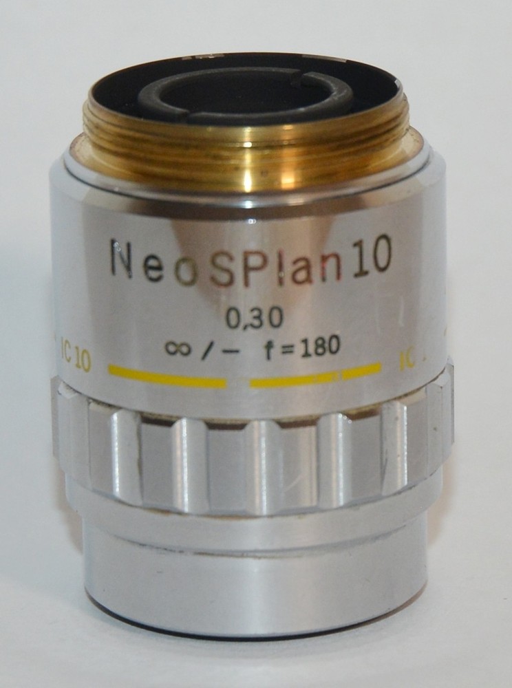 Olympus NEO SPlan 10 0.30 ∞/- F=180 Microscope Objective 10X