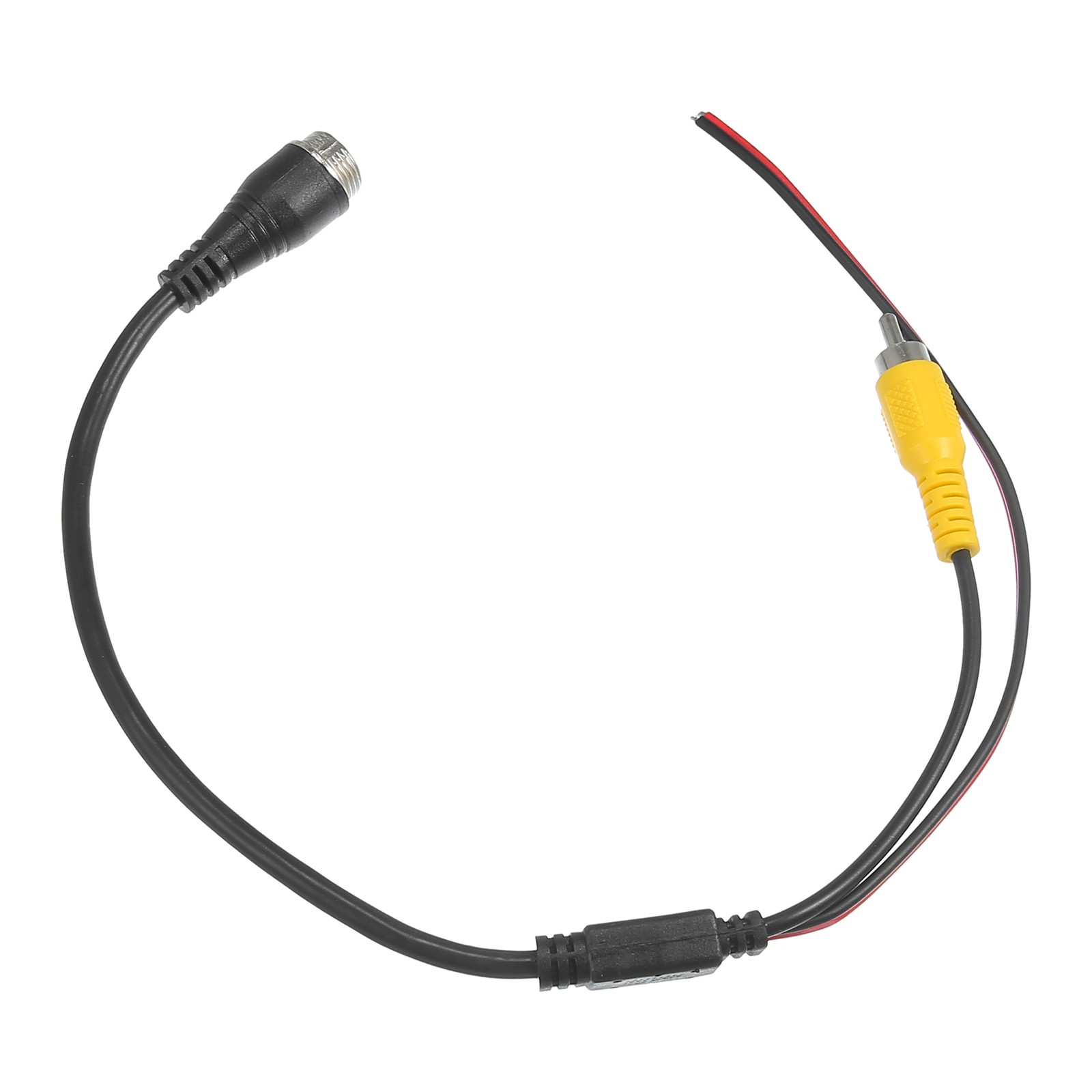 ONE Car Camera 4 Pin to RCA Adapter M12 w/ Trigger Wire Connector Universal