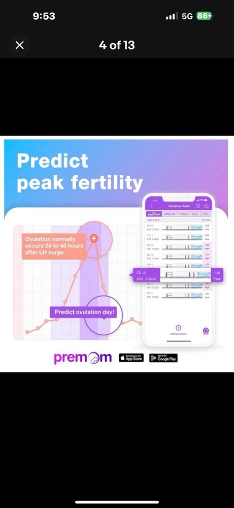 Easy@Home Ovulation Test Strips (50-Pack), FSA Eligible Ovulation Predictor Kit