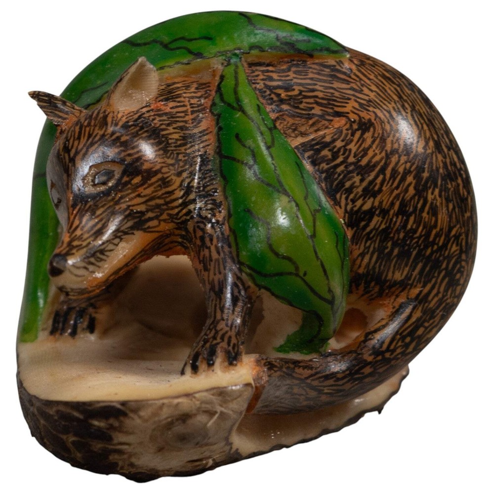 Young Coatimundi Tagua Carving
