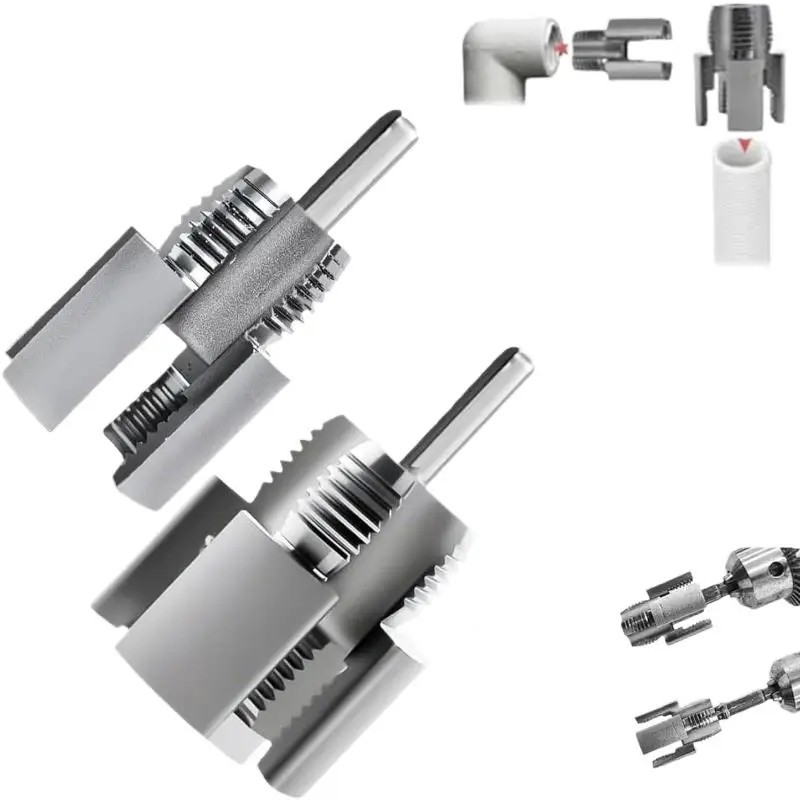 Integrated Internal & External Pipe Threading Tool Steel PVC Pipe Threader Kit