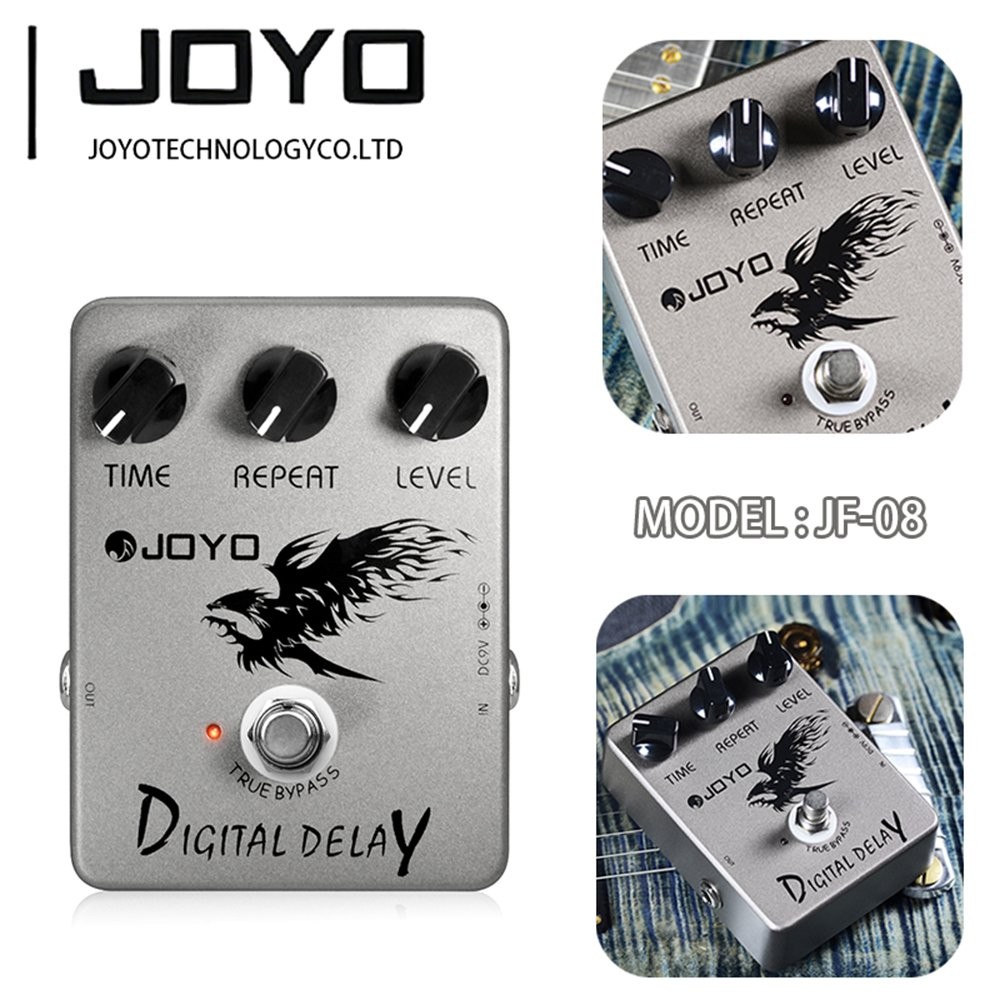 JOYO Digital Delay Guitar Effect Pedal True Bypass Mini Single Type Metal Shell