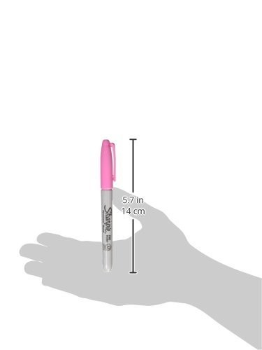 Sharpie Pink Permanent Marker Fine Point Quick Drying Non Toxic 1 Count