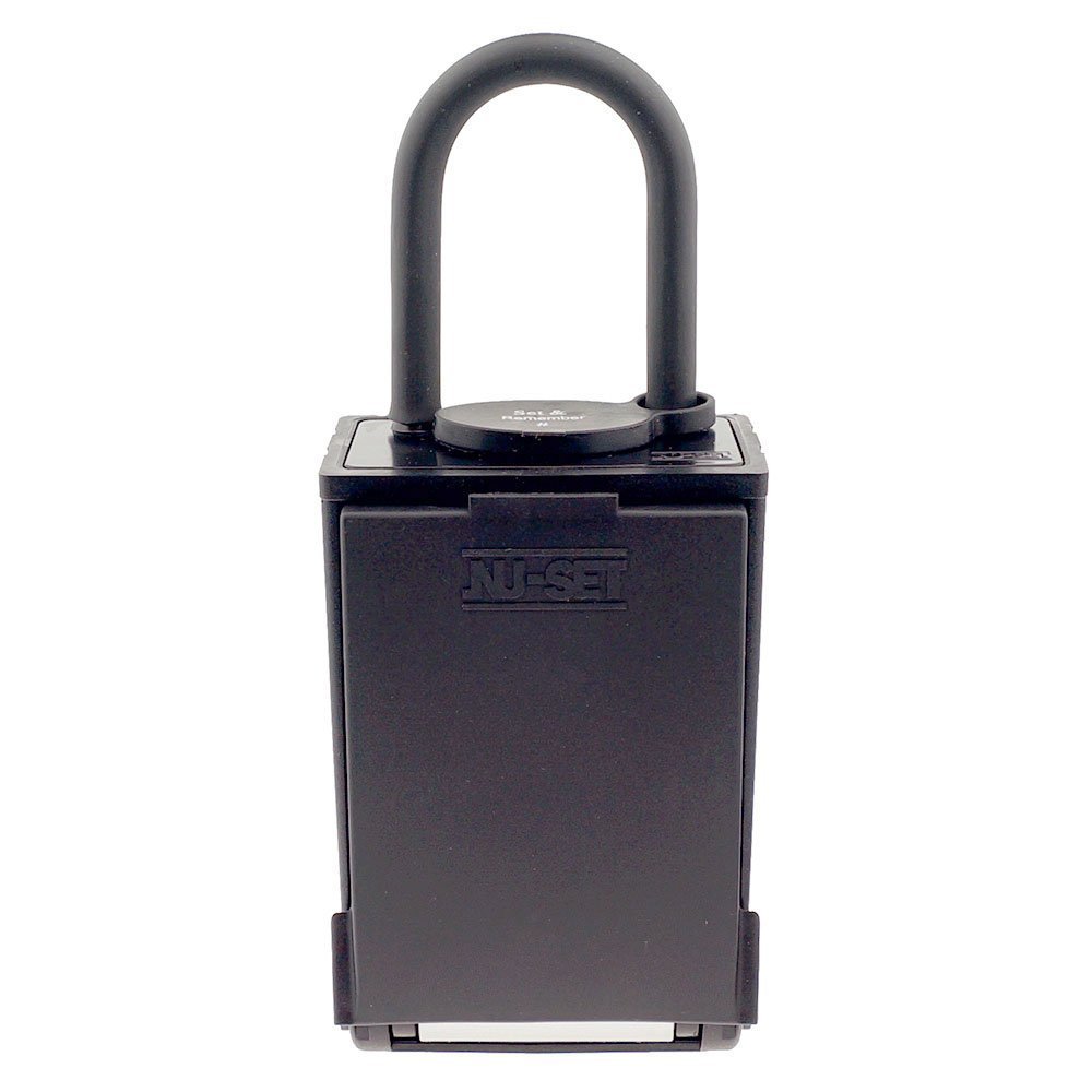 NU-SET Combo Locking Shackle - Key/Card Storage Push Button Lockbox
