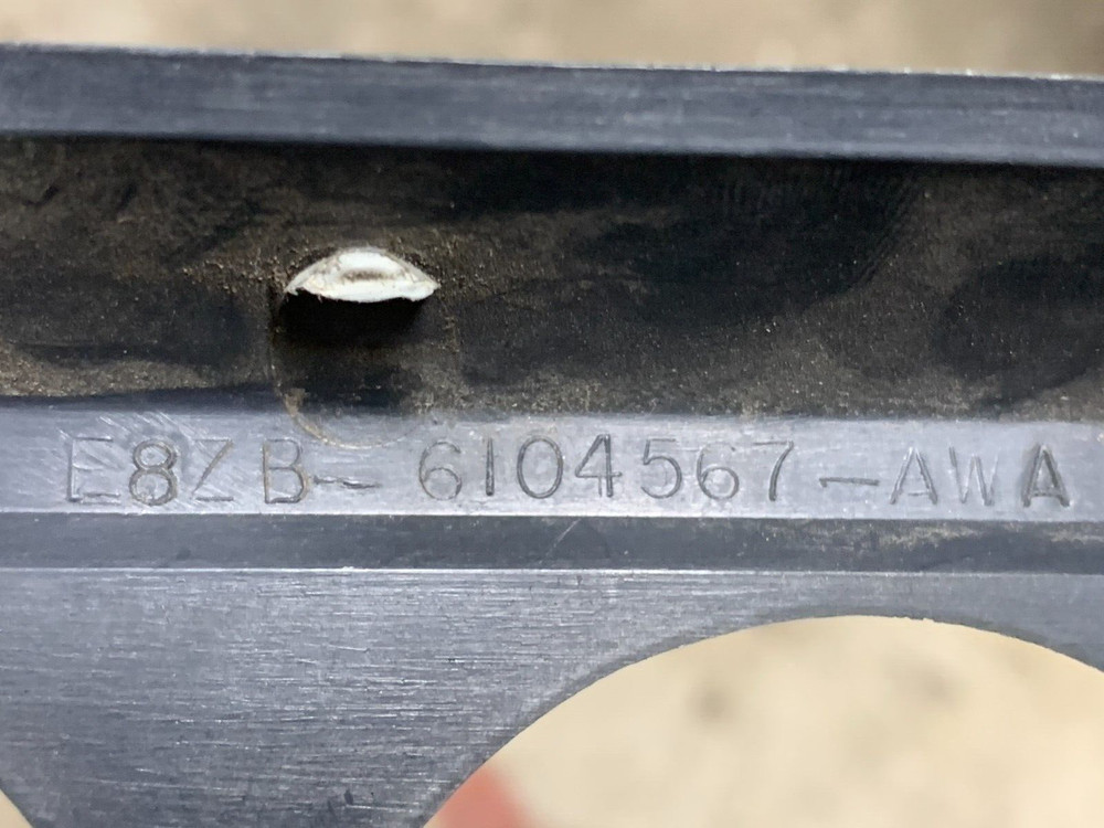 87-89 Ford Mustang AC Heater Control Switch Panel Bezel Dash Center Console Trim