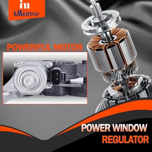 Front Driver Side Power Window Regulator with Motor Replacement for Front Left