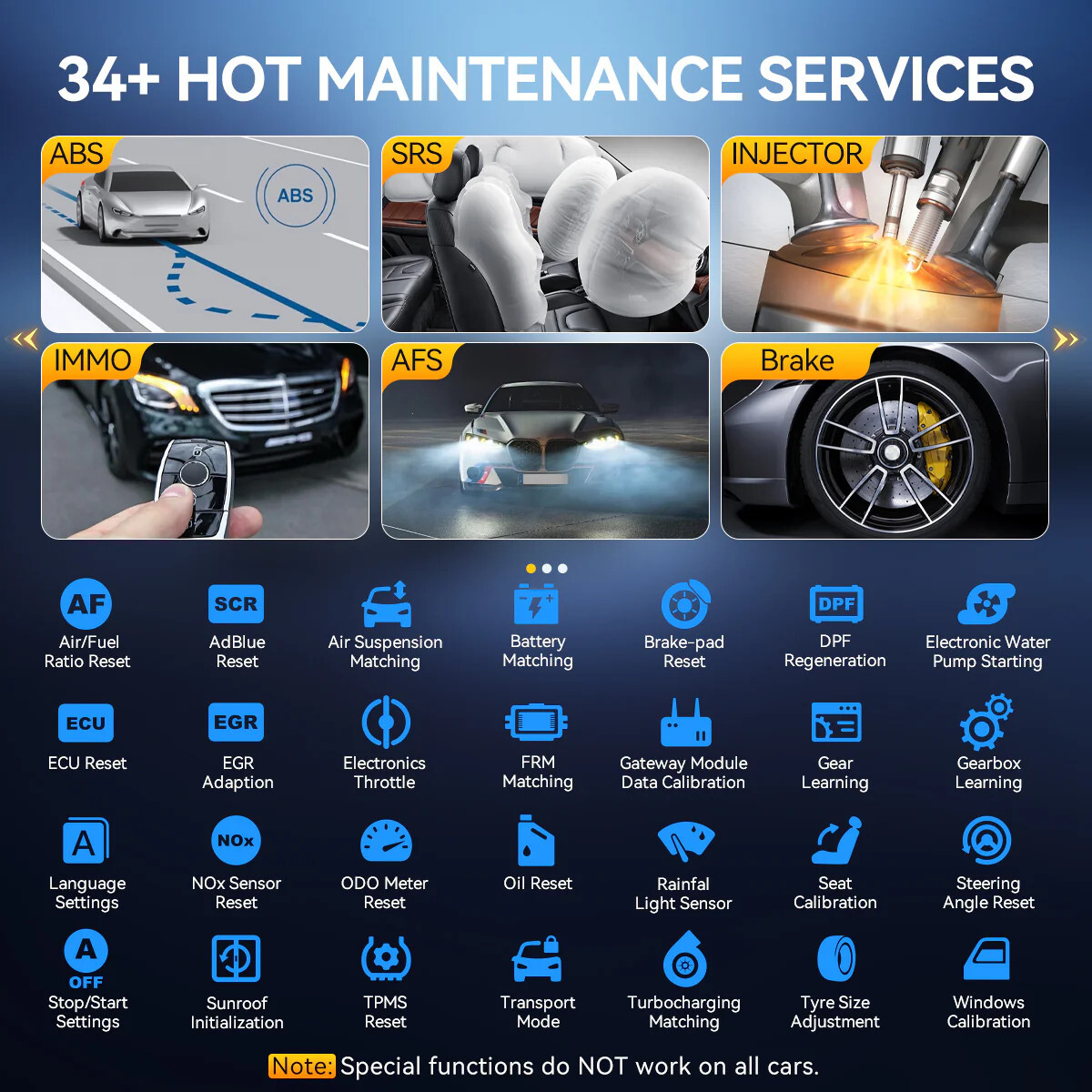 MUCAR 892BT Car Bidirectional Auto Scanner All System Diagnostic Tool Key Coding