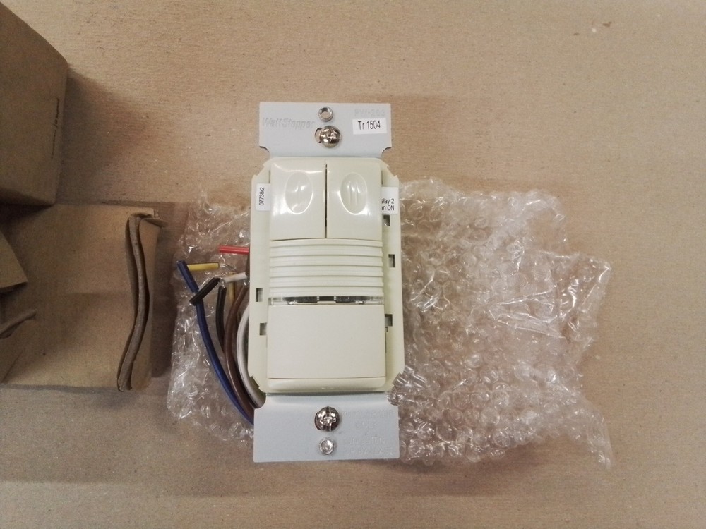 WATTSTOPPER PW-203-I PIR DUAL RELAY OCCUPANCY SENSOR MULTI-WAY SWITCH