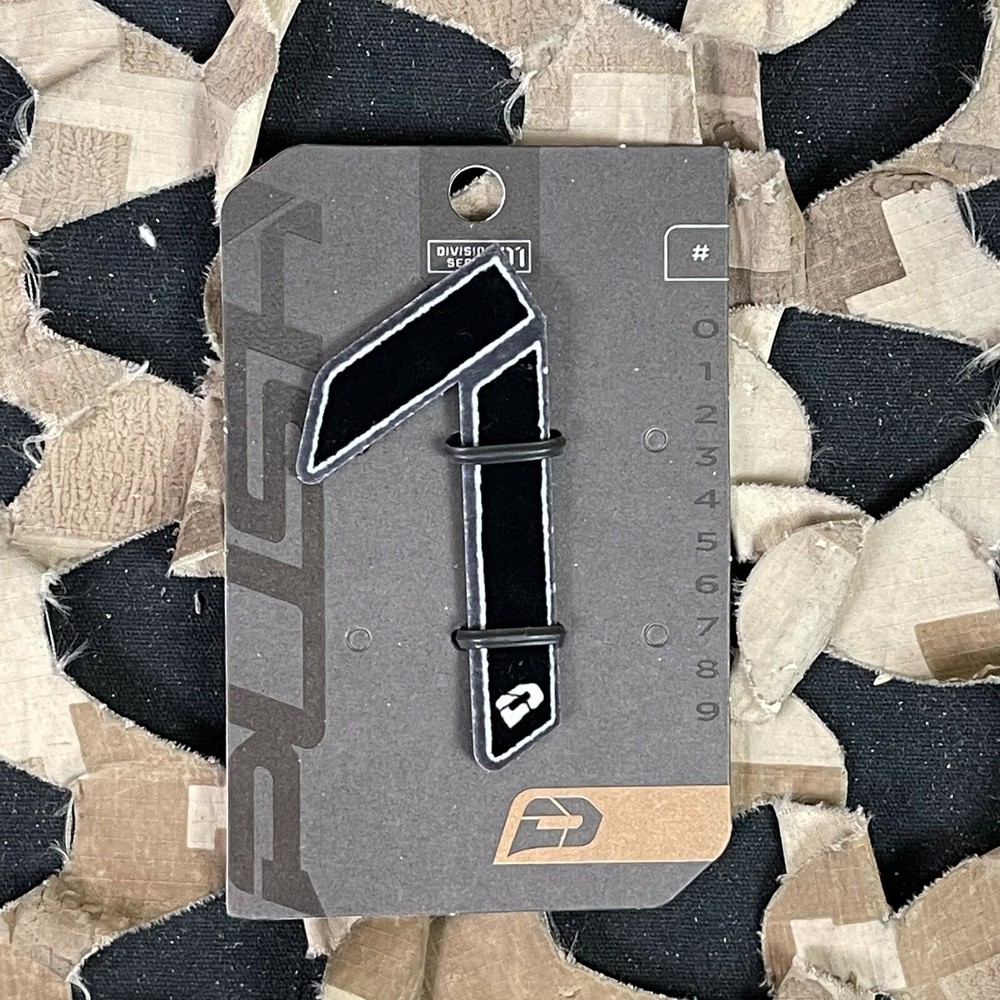 NEW Push Division Number Patch #7 - Grey
