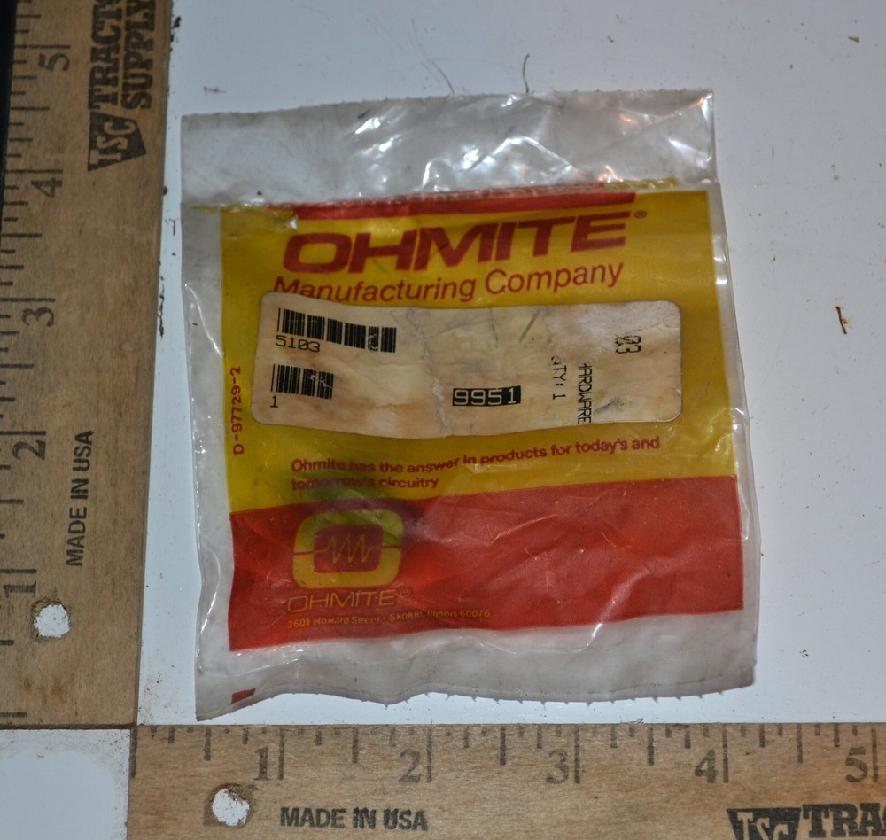 Ohmite 5103 Pointer Knob - Sealed Package