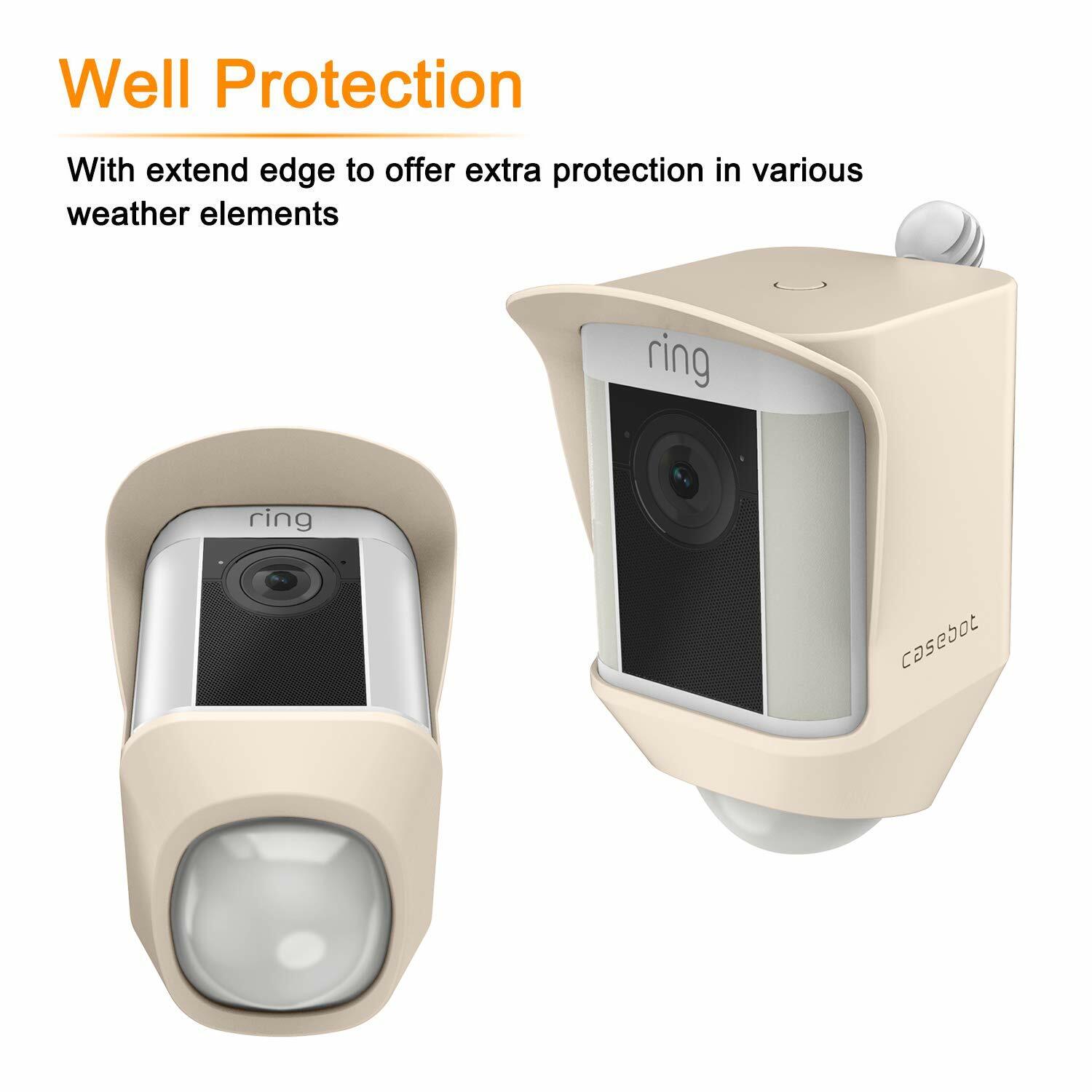 for Ring Spotlight Battery Cam UV Light &Weather Resistant Protective Skin Cover