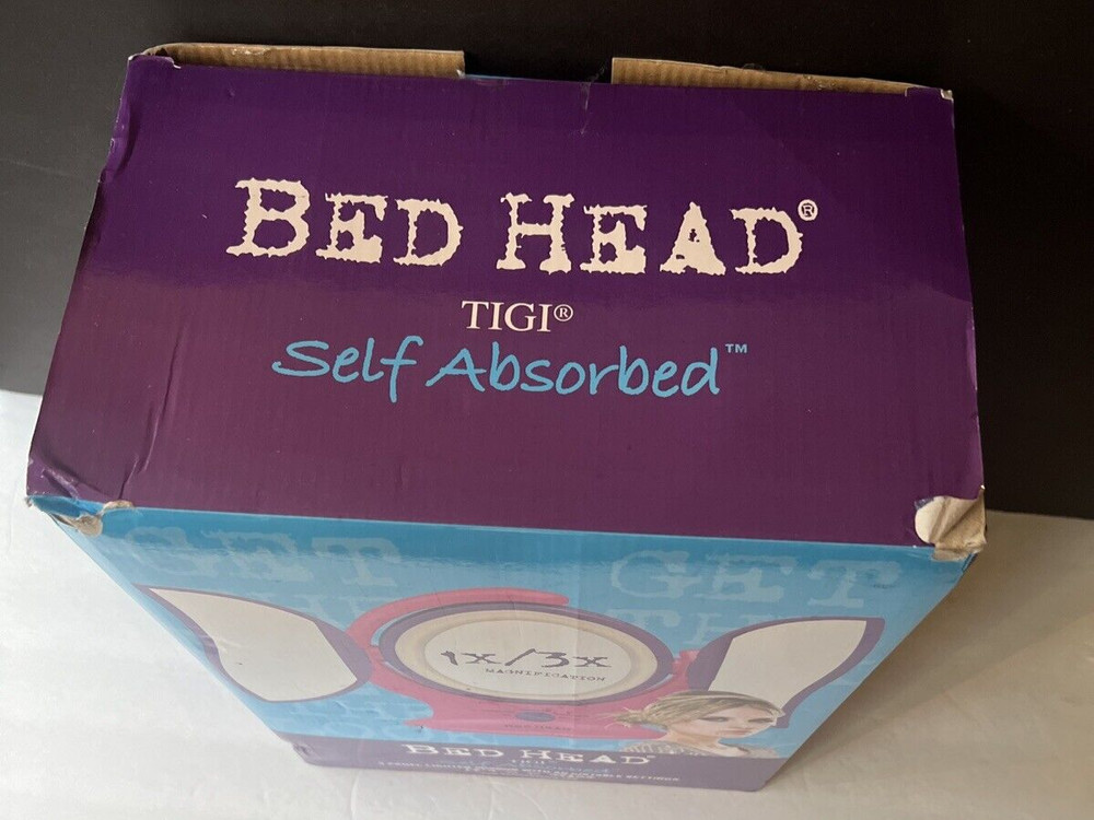 NIOB Bed Head Self Absorbed 3 Panel Lighted 360° Mirror BH950