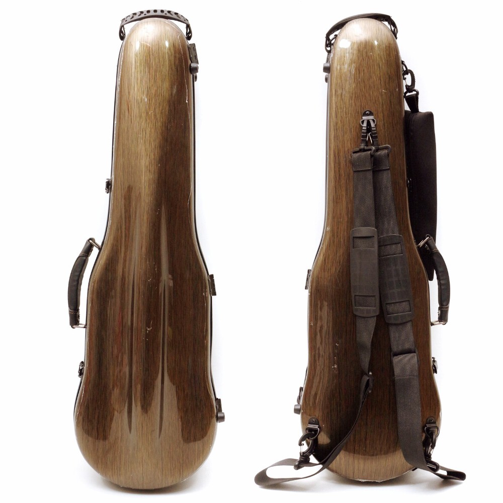 New Violin Case 4/4 Full Size Carbon Fiber Lightweight Durable Backstrap