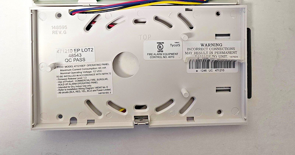 TYCO 471210 EP Focus Keypad NEW (Open Box)