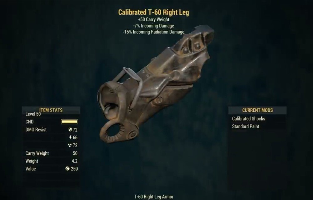 (Xbox) T-60 Power Armor with Jet Pack - Full Set Fully Modded