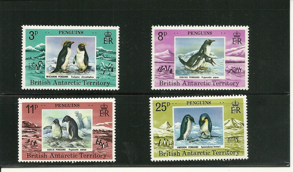 BAT British Antarctic  Terr 72 - 5, NH** Penguins