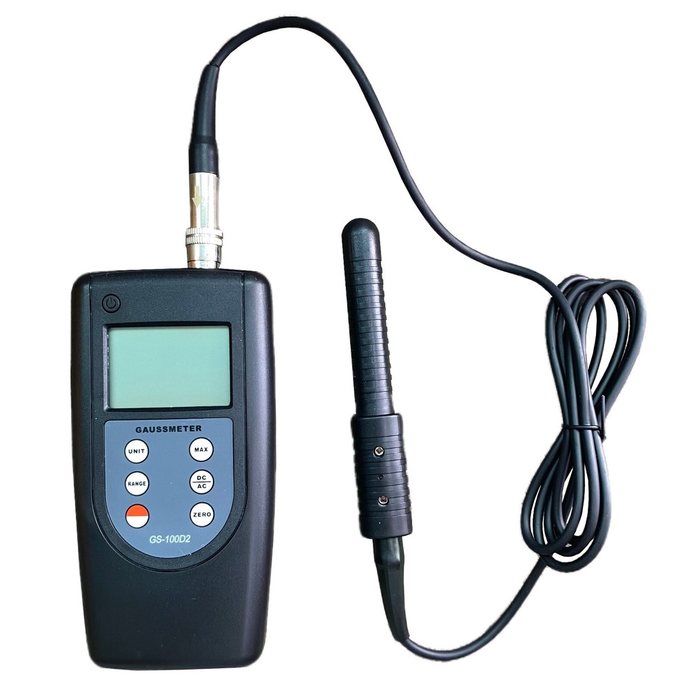 Portable Gaussmeter Tesla Tester 200mT/2000mT Range Conversion with Hall Sensor