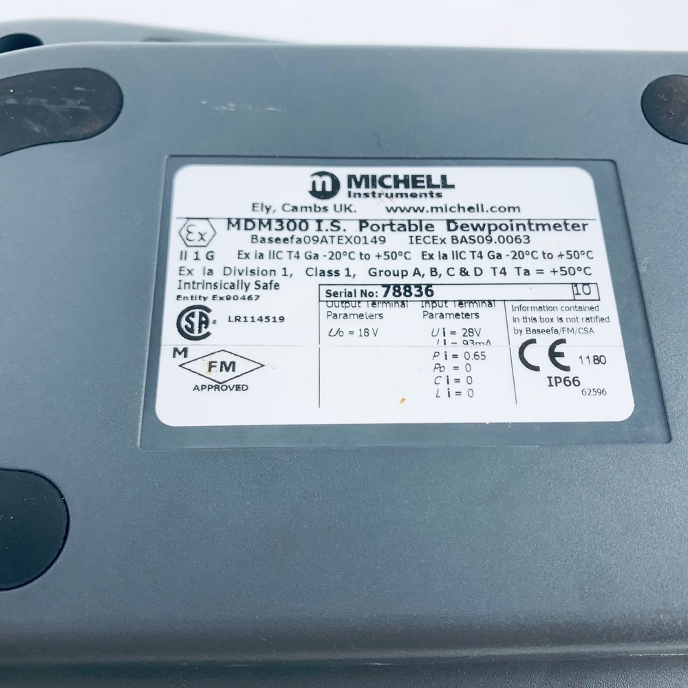 MITCHELL MDM300-IS Advanced Portable Dewpoint Hygrometer
