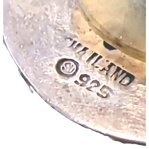 Vintage Sterling Silver 925 Earrings 2 Pair Thailand Substantial Silver