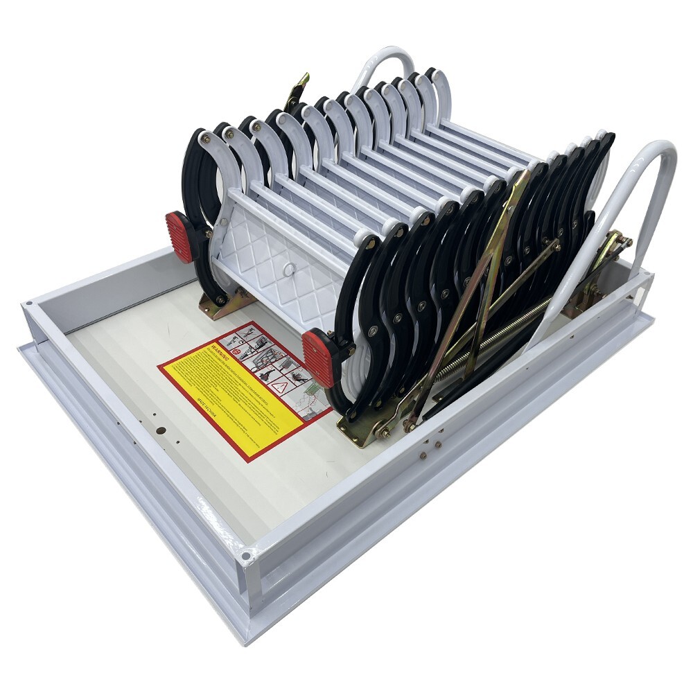 Attic Ladder Attic Pull Down Ceiling Ladder Access Stairs Carbon Steel Folding