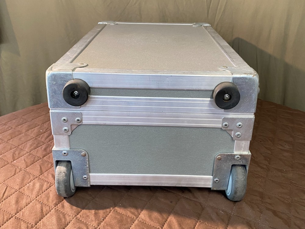 Jelco ATA Rolling Equipment Case w/ Telescoping Handle + Epson Projector Tested