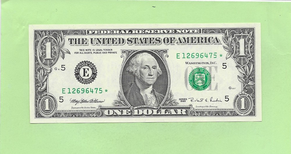 1995* ..UNCIRC $1  E 1269 6475 * .... 1995 $1  E-*     NICE NOTE         FRN