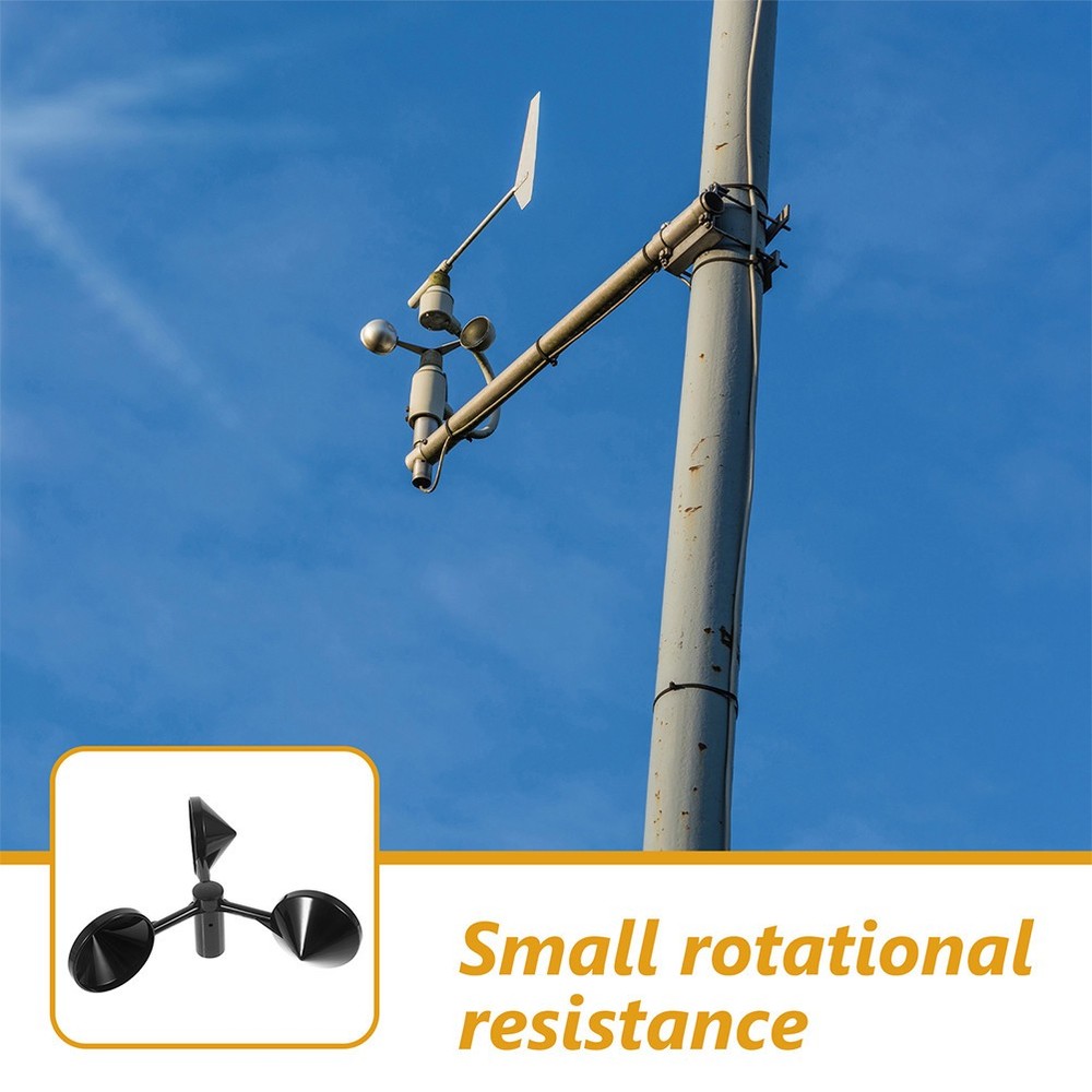 2 Pcs Wind-speeds Measuring Cup Anemometers Accessories Handheld
