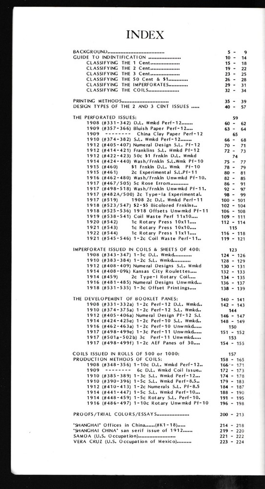 MARTIN A. ARMSTRONG - WASHINGTON-FRANKLINS 1908-1921 SECOND EDITION SC