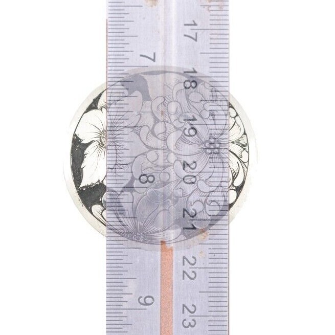 Conchos Sterling Silver 1.50" For Saddle, Bridle, Leather Work,