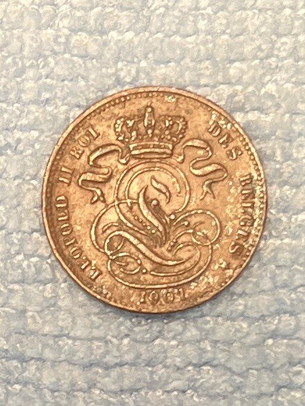 Belgium - 1 centime 1901