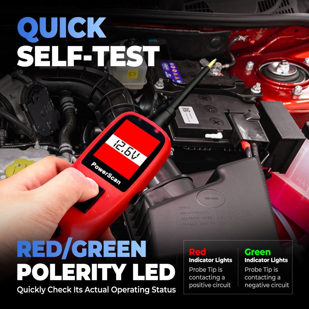 2025 Autel PowerScan PS100 Circuit Tester Electrical Diagnostic Power Probe