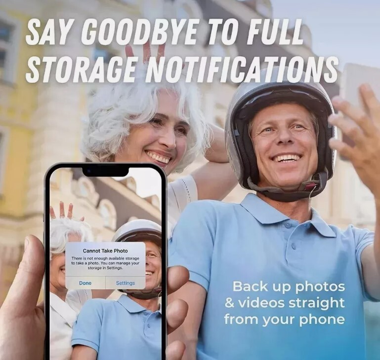 ThePhotoStick Omni 256GB For All Devices, PCs, Laptops, Cell Phones & Tablets