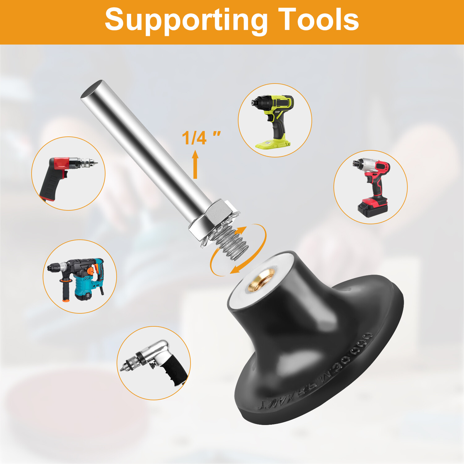 104x 2" Roll Lock Sanding Discs Die Grinder Quick Change Disc Set W/ 1/4 Holder