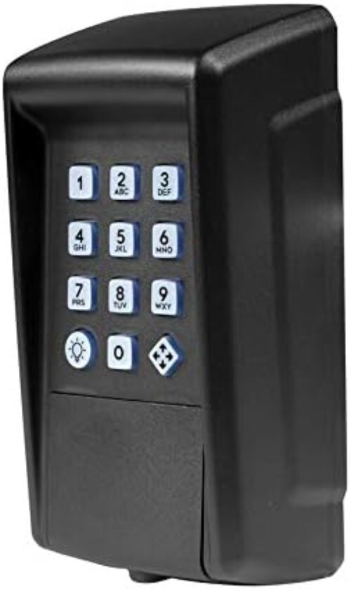 Digital Wireless Keypad for Secure Gate Access - Backlit, 25 Codes Supported